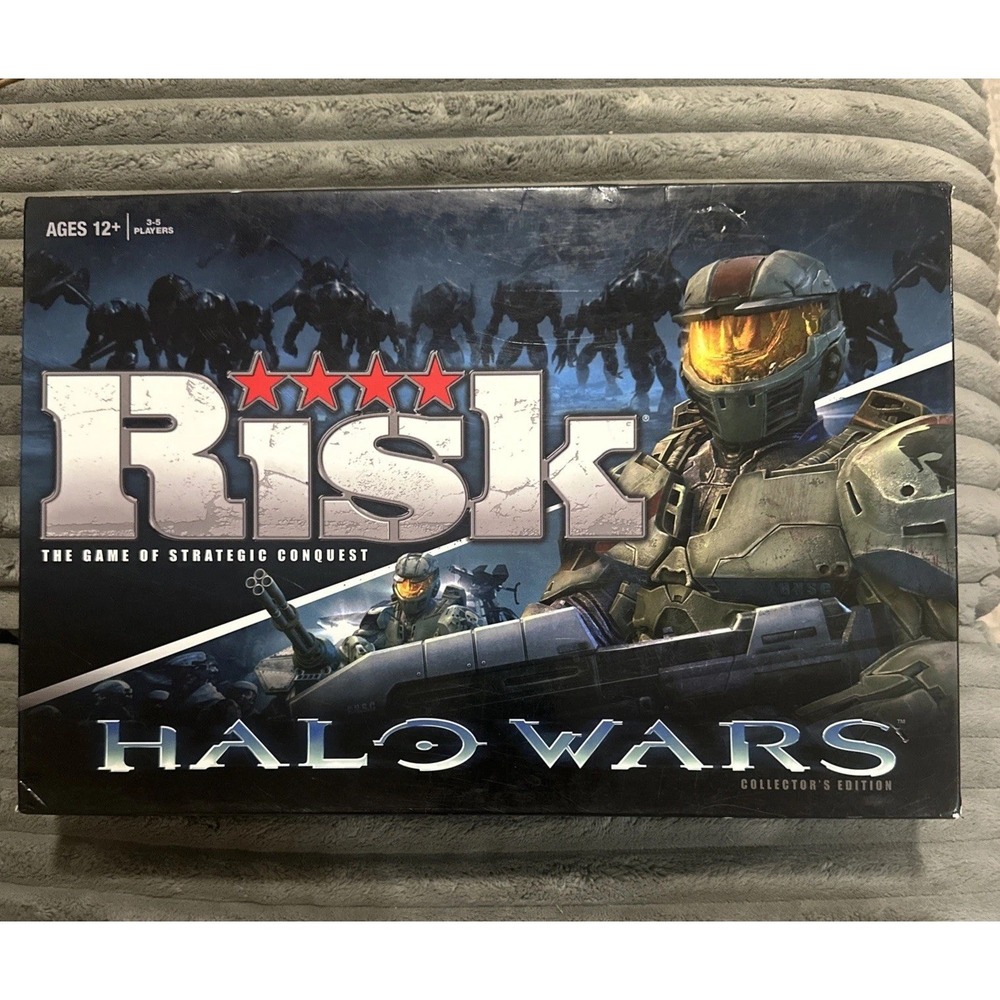 Risk Halo Wars Collector's Edition 2009 Complete Mint Game Of Strategic Conquest